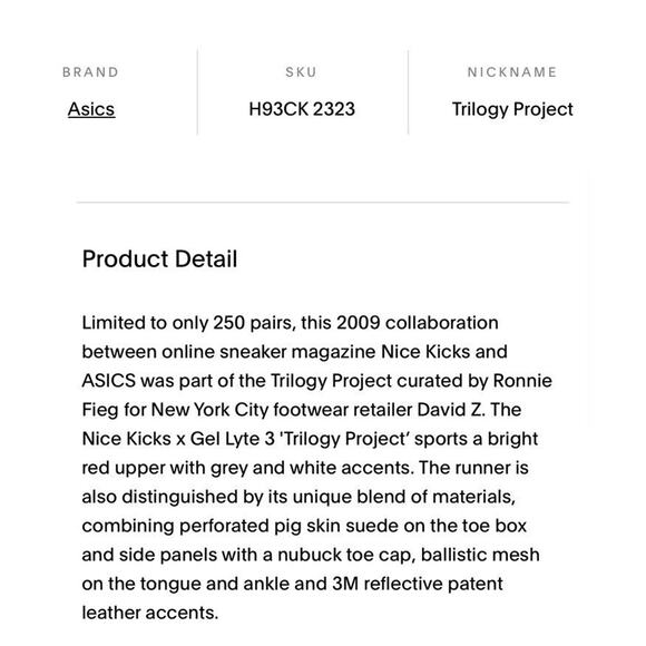 ASICS GEL LYTE III RED NICE KICKS DAVIDZ RONNIE FIEG Kith Limited to 250 RARE - Picture 7 of 9